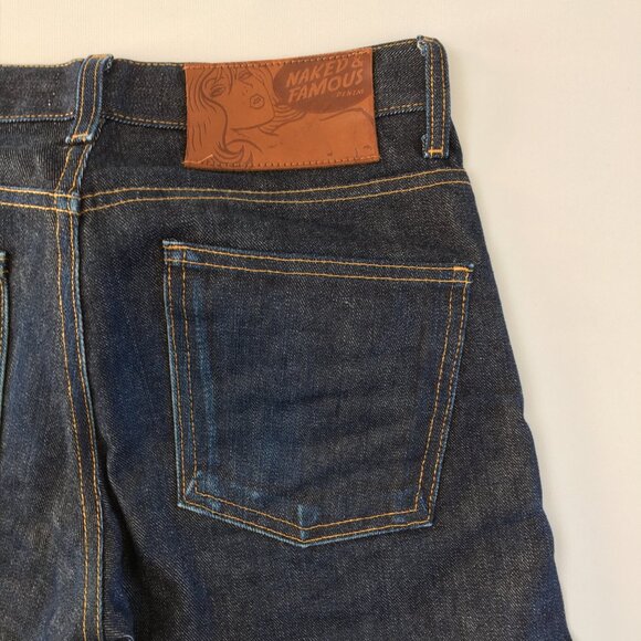 Naked & Famous Skinny Guy Selvedge Button Fly Jeans 29 - Picture 7 of 11